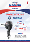 Vanbrodski motor HIDEA 4T 20 KS,  ***AKCIJA!!!*** 15 160 kn