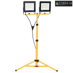 LED reflektor sa stativom 2 x 100 W topli bijeli - Topla bijela 2 x 10