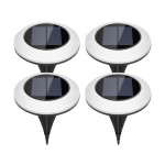 Podna solarna vrtna lampa set od 4 komada
