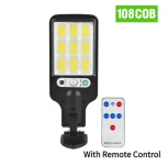 Solar LED COB 108 117 svjetiljka PIR, LiIon akumulator 1200mAh 2200mAh
