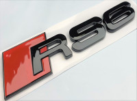 **AUDI** RS6 - Piano Black oznaka, logo, naljepnica, emblem