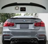 BMW 3 F30 2012- M M4 spojler lip gepeka bunkera piano crni