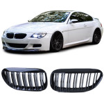BMW 6 E63 E64 Prednja maska bubrezi M6 look crni sjaj  2004-2010