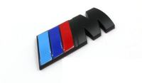 BMW M metalna naljepnica, oznaka, emblem, logo -- BLACK--