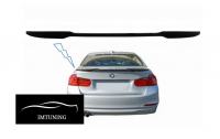 BMW serija 3 F30 2012- M M4 CLS spojler lip gepeka bunkera piano crni