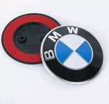 BMW znak, za haubu, s dvije i tri rupe, novo!