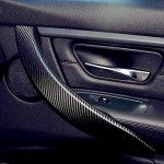 Karbonska folija 5D za auto tuning, crno-siva, sjajna, 150 x 10 cm