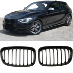 Maska grill BMW serije 1 F20 F21 2011.-2015. M-Performance look crna