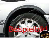 Mercedes B klasa W245 2005-2011 crne plastične obrve blatobrana