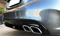 Mercedes C C205 A205 2014+ AMG difuzor zraka nastavci auspuh chrome