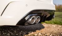 Mercedes C W205 S205 2014+ C43 AMG difuzor zraka nastavci auspuh krom