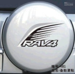 NALJEPNICE ZA TOYOTU RAV 4 ZA POKLOPAC REZERVNOG KOTAČA