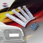 Nosači za tablice PLASTIC CLICK Bijeli