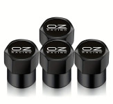 OZ Racing kapice za ventile na gumama, 4 kom, crna boja, aluminij NOVO