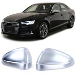 Poklopci zrcala srebrno mat za Audi A4 S4 B9 8W 15-17 A5 S5 B9 8F