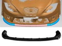 Seat Leon 1P 2009-2012 MK2 Cupra Prednji Spojler Lip Crni (3 dijela)