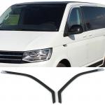VW Bus T5 T6  2003- deflektor zaštita od vjetra plastična crna smoke