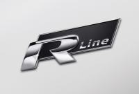VW R line metalna oznaka, logo, napljepnica, emblem