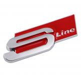 Znak Oznaka Logo Amblem AUDI S line*-Metalni samoljepivi!!