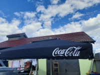 Ugostiteljski suncobran 3 5X3 5 met Coca Cola