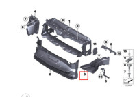 BMW 3 F30 F31 F35 F36 F80 PROZRAČIVAĆ KOČNICA LIJEVI 12-18 51747255417