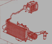 HONDA INTEGRA TYPE R KLIMA KOMPLET