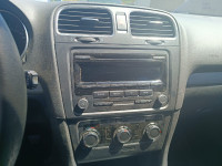 vw golf 6 VI konzola klime i ventilacije