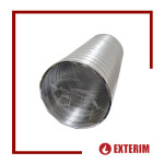Ventilacijska aluminijska cijev - savitljiva, fleksibilna