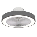 Ventilator stropni Estia HaloFlow 50cm 15wMOT/45wLED sivi + dalj. 06-3