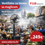 Ventilator na vodu za hlađenje terasa Fuji Air Takayama