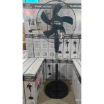 Verk Group FS-1601 BLACK Stajaći Ventilator 40 cm 40W s Oscilacijom i