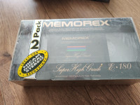 VHS kazete Memorex E 180