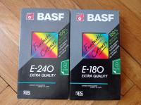 BASF VHS kazete E-180 i E-240