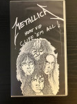 Metallica Cliff 'Em All - original VHS kaseta