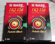 Rijetke nove zapakirane VHS kazete BASF HQ 120 zapakirane u kartonu