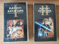 Star Wars 1 i 2 lot VHS