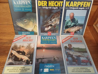 VHS kasete ribolov ribicija pecanje lot