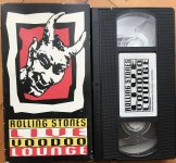 VHS The Rolling Stones Live from New Jersey 1994. Voodoo Lounge Tour