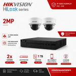 ⏺Videonadzor komplet Hikvision DOME IP - POE2 - 2MP