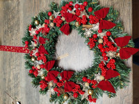 Adventski vijenac za vrata