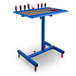 Podesivi pomični metalni stol za montažu do 122 cm