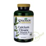 Kalcij citrat s vitaminom D - Swanson, 250 tableta - za 4 mjeseca