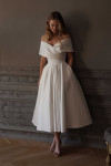 Vjenčanica Olivia Bottega - Light Ivory Satin Midi
