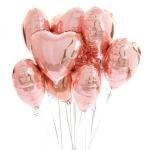 Folijski baloni u obliku srca, baloni srce