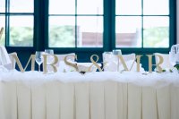 MR & MRS natpis za glavni stol na vašem vjenčanju, ŠALJEMO POŠTOM