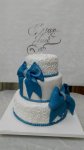 Personalizirani ukras za svadbenu tortu sa vašim imenima