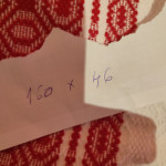 Šokački ručnik, otarak za ukrašavanje svatova,160 x 46