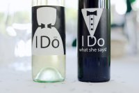 I Do & I Do what she says!, Etikete za vino za vaše vjenčanje