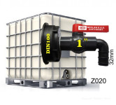 Čep 10cm za IBC cisternu + ventil (slavina)  - komplet