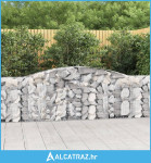 Lučne gabionske košare 20kom 400x30x100/120cm pocinčano željezo - NOVO